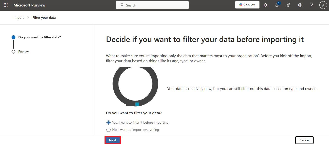 filter your data