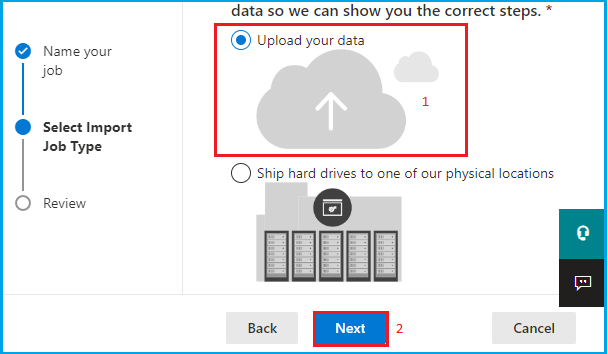 upload your data