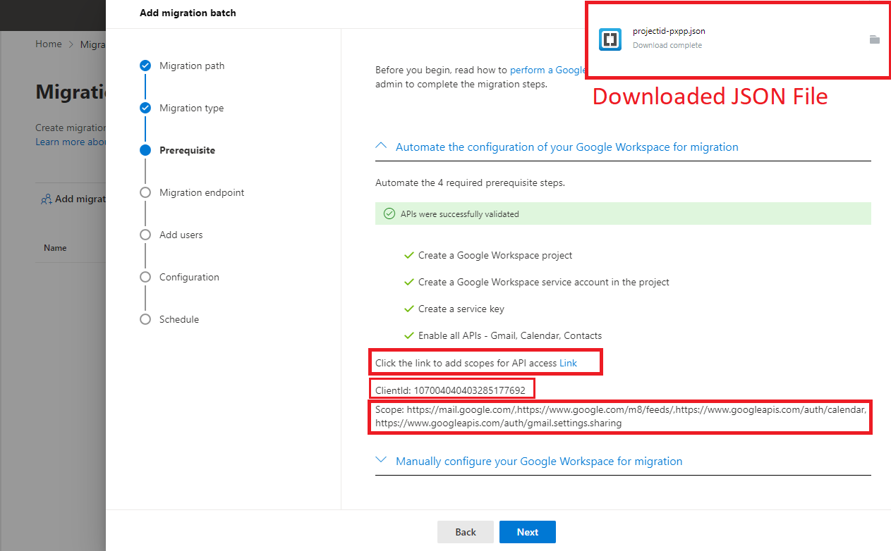 json file downloaded