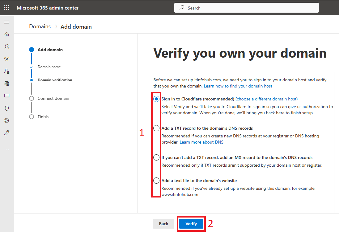 verify your domain