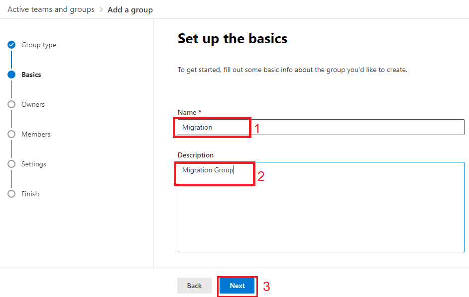 set up the basics