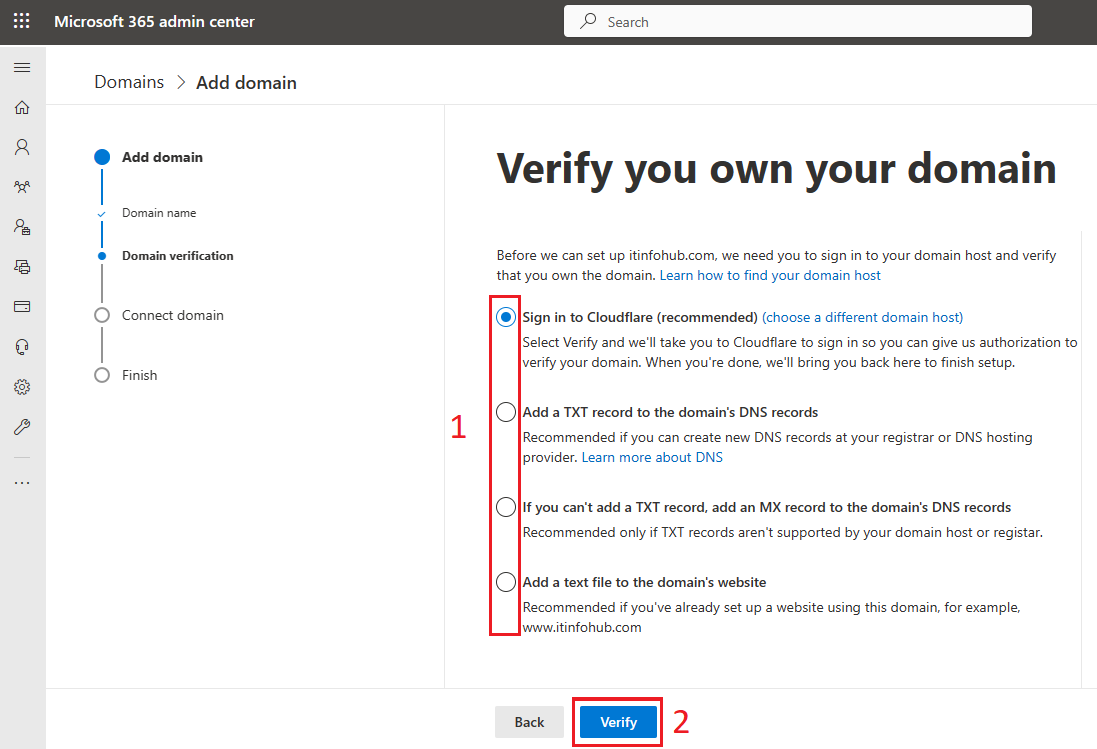 verify your domain