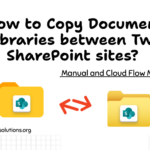 How to Copy Document Libraries between two SharePoint Sites