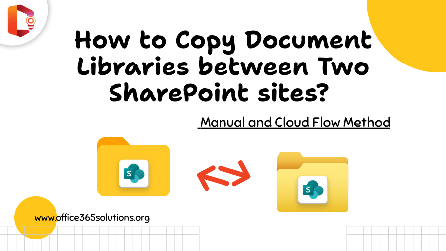How to Copy Document Libraries between two SharePoint Sites